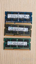 Memorie ram ddr3 notebook