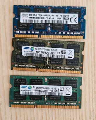 Memorie ram ddr3 notebook