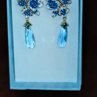 orecchini fiori smaltati 