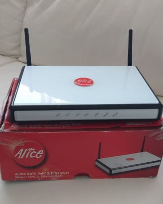 Modem Alice ADSL Gate Voip 2 plus Wi-Fi