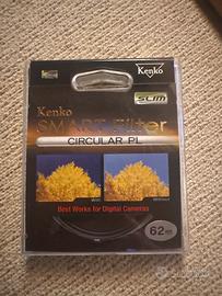 Filtro polarizzatore kenko da 62mm