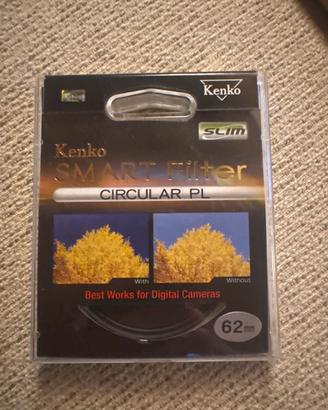 Filtro polarizzatore kenko da 62mm