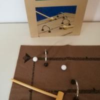 Raro gioco set da croquet vintage.