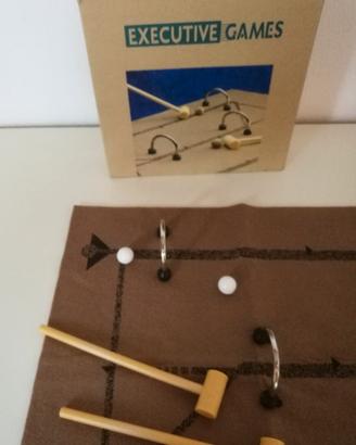 Raro gioco set da croquet vintage.