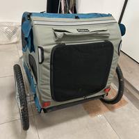 Carrello per cani petsafe bike trailer per bici