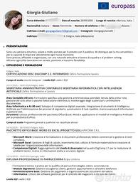 Segretaria amministrativa / Impiegata d'ufficio