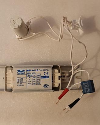 Kit reattore per lampada neon circolina