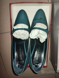 Scarpe color ottanio