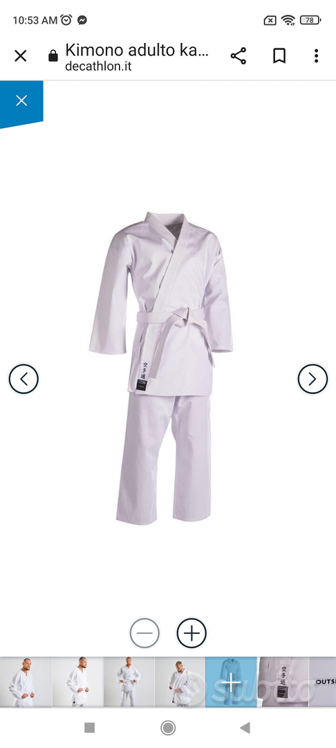 Kimono karate best sale adidas decathlon