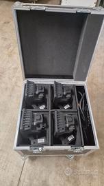 FARO LED STROBO XPLO-15, SET DI 4 PEZZI CON FLIGH
