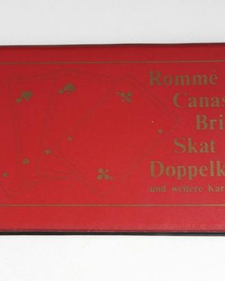 CARTE DA GIOCO SKAT ROMME CANASTA ORIGINAL VINTAGE