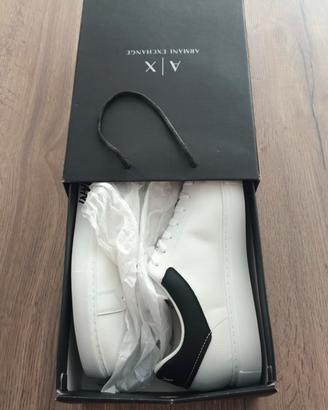 scarpe Armani Exchange uomo, bianco+nero