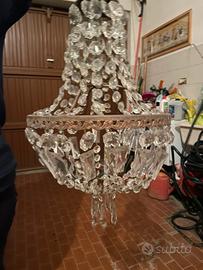 Lampadario cristalli