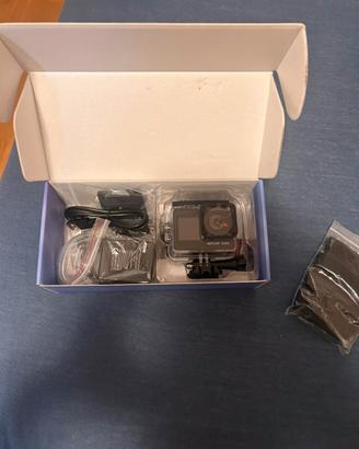 Action cam con accessori nuova