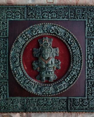 Pannello decorativo azteco vintage Zarebski 31x31