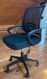 sedia da ufficio girevole e altezza regolabile