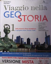 Libri scolastici "Viaggio nella geostoria" 1 e 2