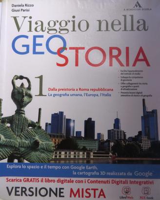Libri scolastici "Viaggio nella geostoria" 1 e 2