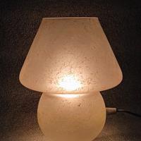 lampada in vetro satinato 