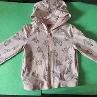 Maglia con cappuccio Disney taglia 6/7 anni cm 122