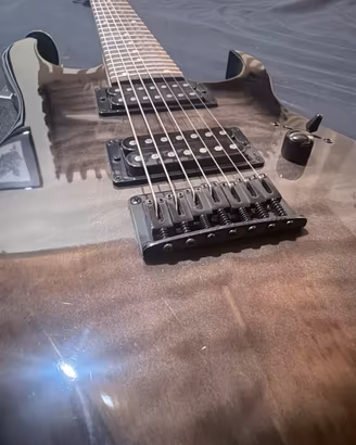Ibanez 7 black sunburst
