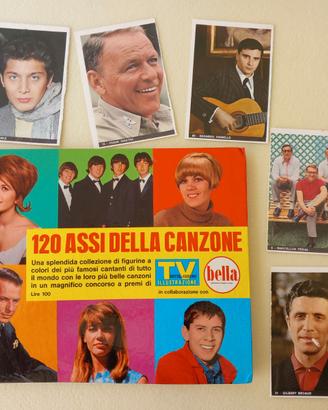 Album figurine "120 assi della canzone" del 1967