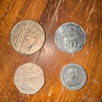 Lotto monete italiane e straniere vintage pre-euro