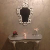 Consolle ingresso shabby barocco chippendale