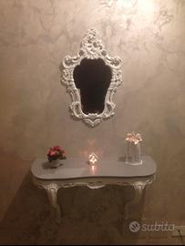 Consolle ingresso shabby barocco chippendale
