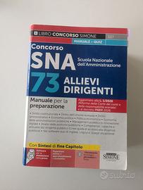 Manuale Simone Concorso SNA 73 Allievi Dirigenti