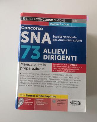 Manuale Simone Concorso SNA 73 Allievi Dirigenti