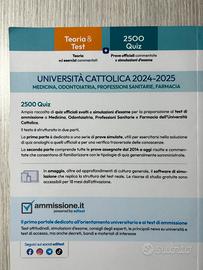 libro test di medicina all'Università Cattolica 