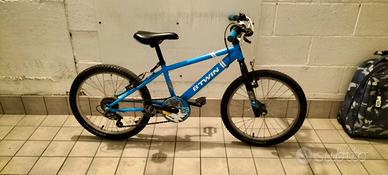 Bicicletta Bambino B’Twin 20 pollici - Celeste