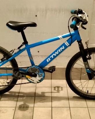 Bicicletta Bambino B’Twin 20 pollici - Celeste