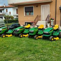 trattorini tagliaerba John Deere di tutti i tipi