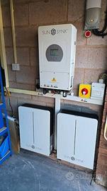 Kit 5kw batteria inverter 6kw fotovoltaico 3kw