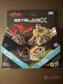 Beyblade x Spiderman 6-60R vs Hulk 3-85N
