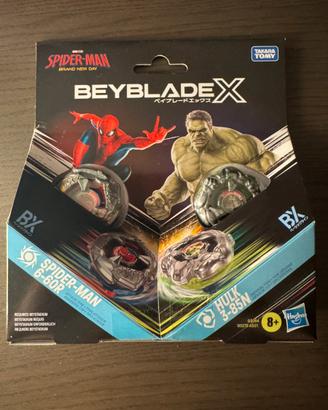 Beyblade x Spiderman 6-60R vs Hulk 3-85N