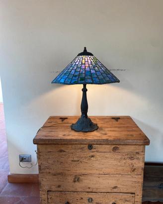 Lampada stile Liberty Tiffany fatta a mano Vintage