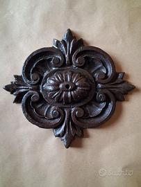 placca decorativa in ghisa