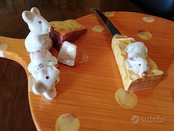 Piatto porta/taglia formaggio