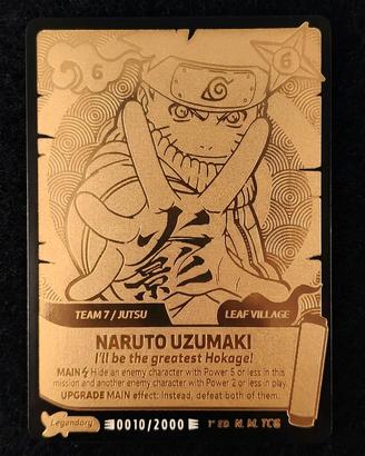 Naruto Mythos TCG - Uzumaki 1°  ed. oro 22k EN