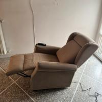Poltrona elettrica relax due motori