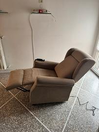 Poltrona elettrica relax due motori