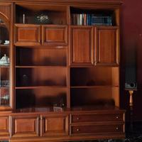 Parete attrezzata legno ciliegio