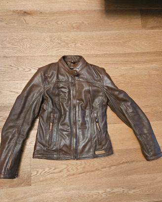 Ixon giacca in pelle moto donna