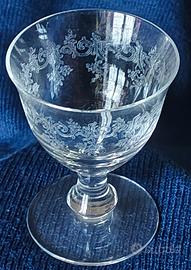 Set 7 bicchieri acqua cristallo mod. Sevigne