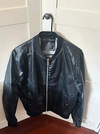 Giacca Bomber in Ecopelle