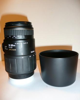 Obiettivo Sigma 70-300 mm