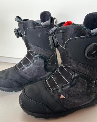 Scarponi snowboard Felix Burton donna taglia 40.5
